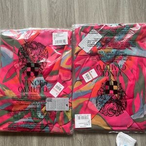 Pink Chiffon Vince Camuto Wrap Dress